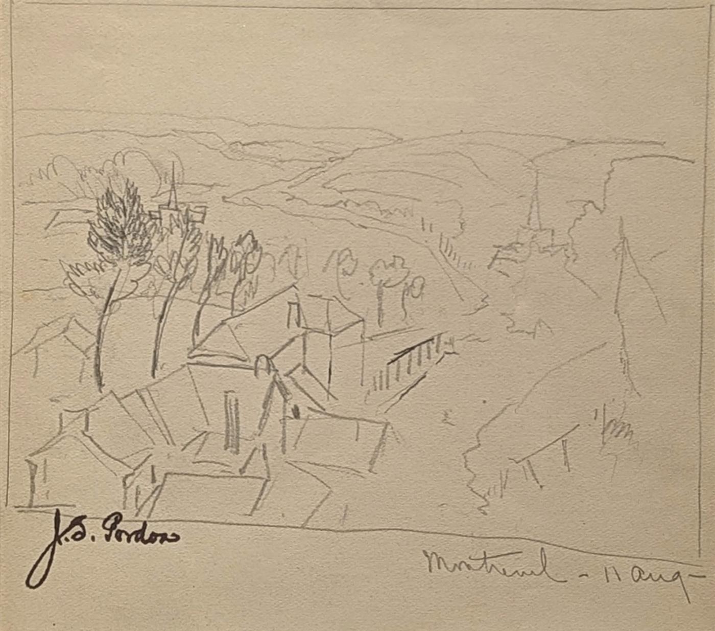 John Sloane Gordon (1868-1940) - Montréal, 11 aug, n.d.