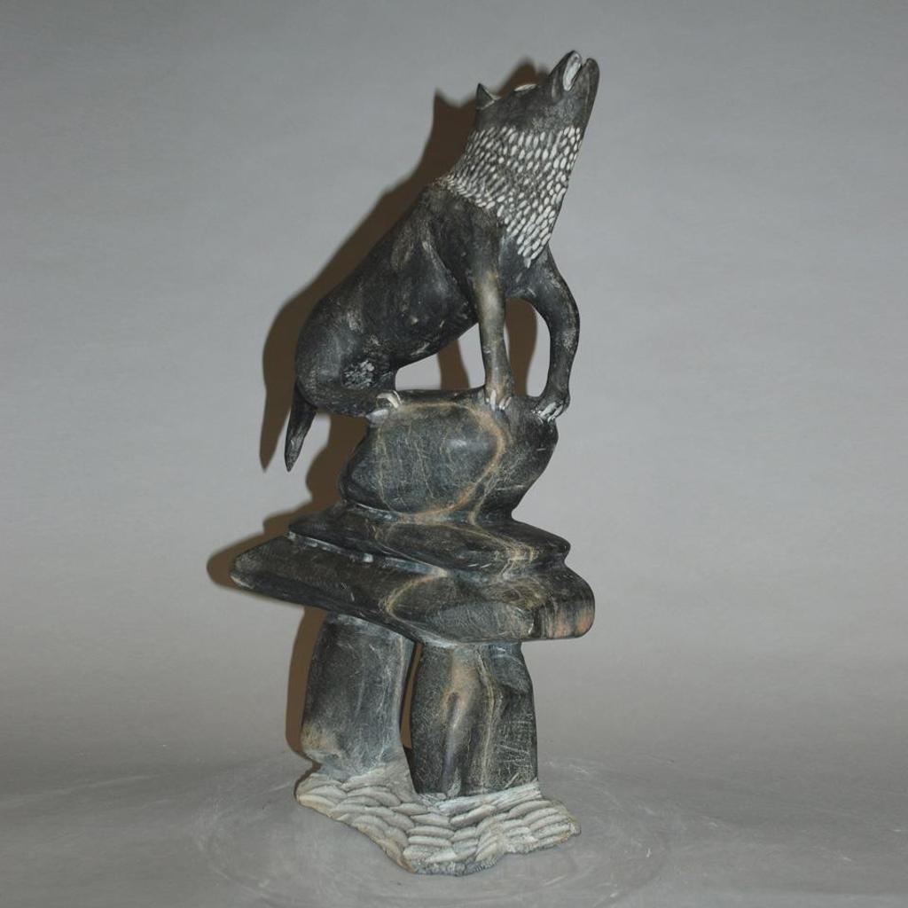 Lipa Lypa Pitsiulak (1943-2010) - Howling Wolf On Inukshuk