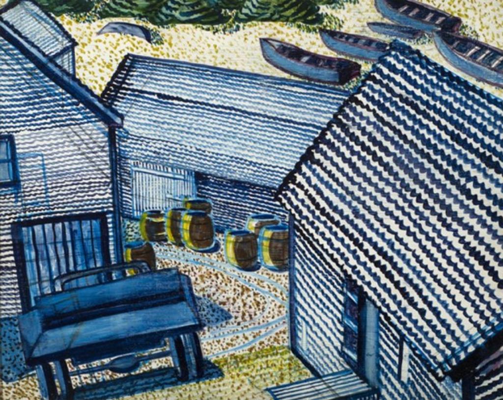 Isabel Grace McLaughlin (1903-2002) - Oil on panel, titled & dated July 1941 on reverse