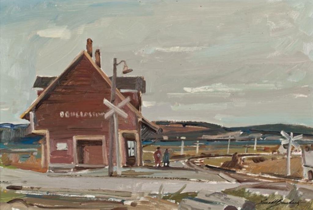 Lorne Holland George Bouchard (1913-1978) - The Train Station