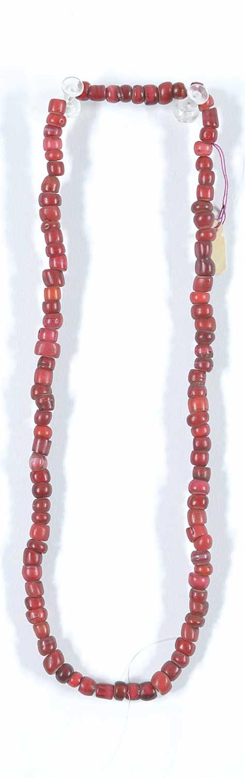 First Nations Basket School - Child's Red Bead Necklace