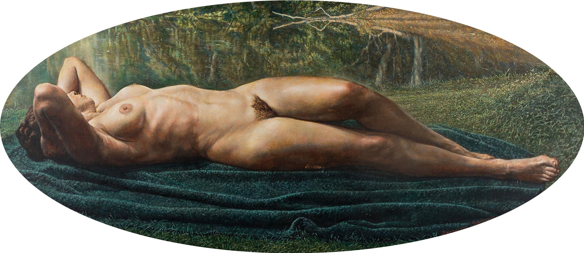Bernard Safran - Reclining Nude, 1983