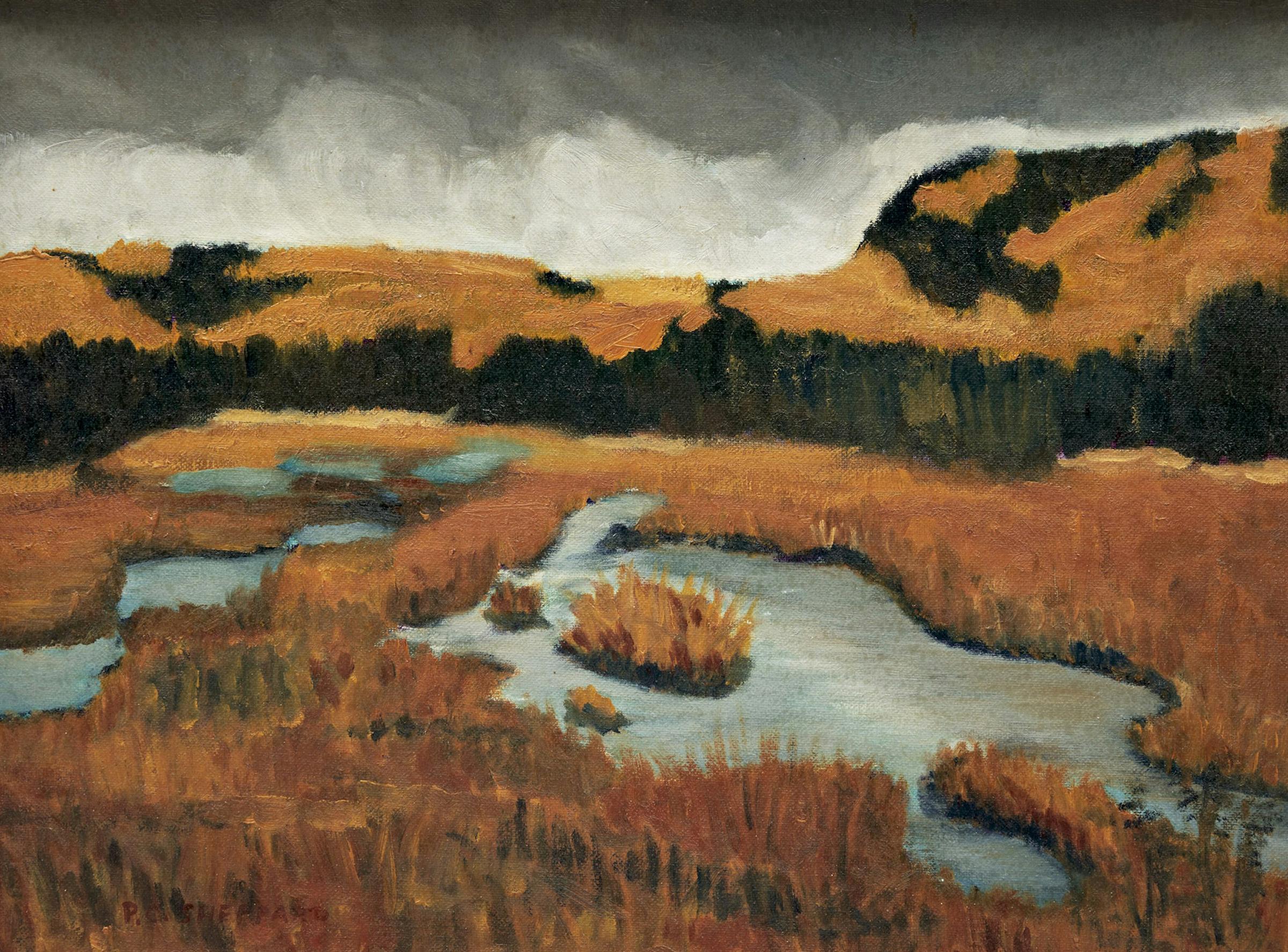 Peter Clapham (P.C.) Sheppard (1882-1965) - Untitled (Autumn Marsh)