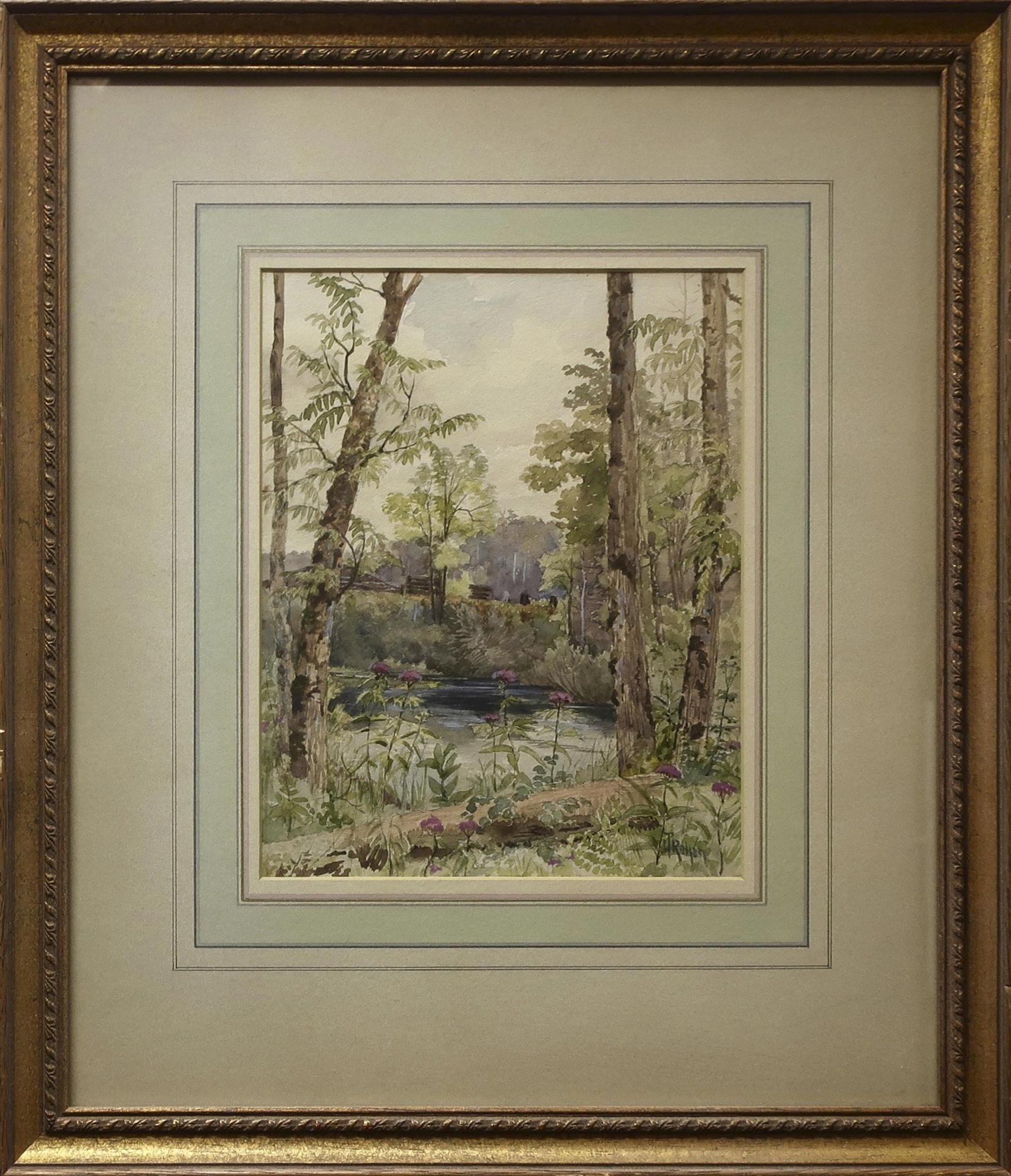 Joseph Thomas Rolph (1831-1916) - Untitled (Quiet Pond)