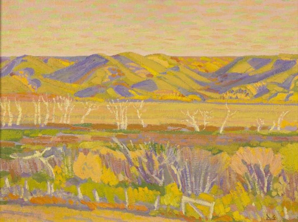 Illingworth Holey (Buck) Kerr (1905-1989) - Qu'Appelle Valley-Hills Evening