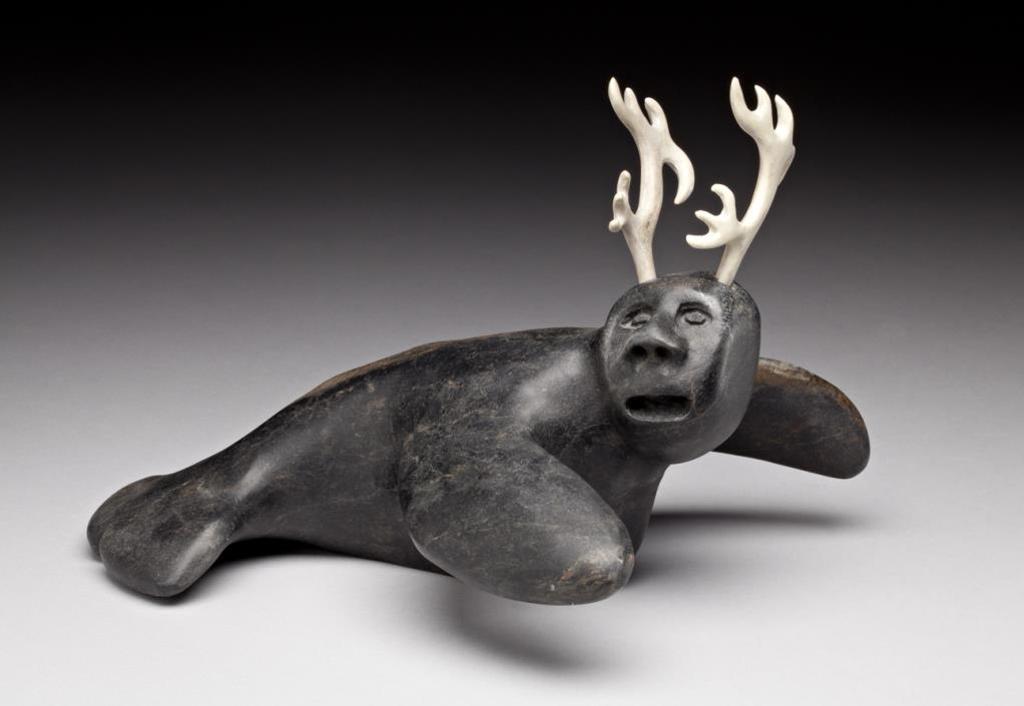 Josiah Nuilaalik (1928-2005) - Caribou/Whale/Bird Shaman, C. 2000