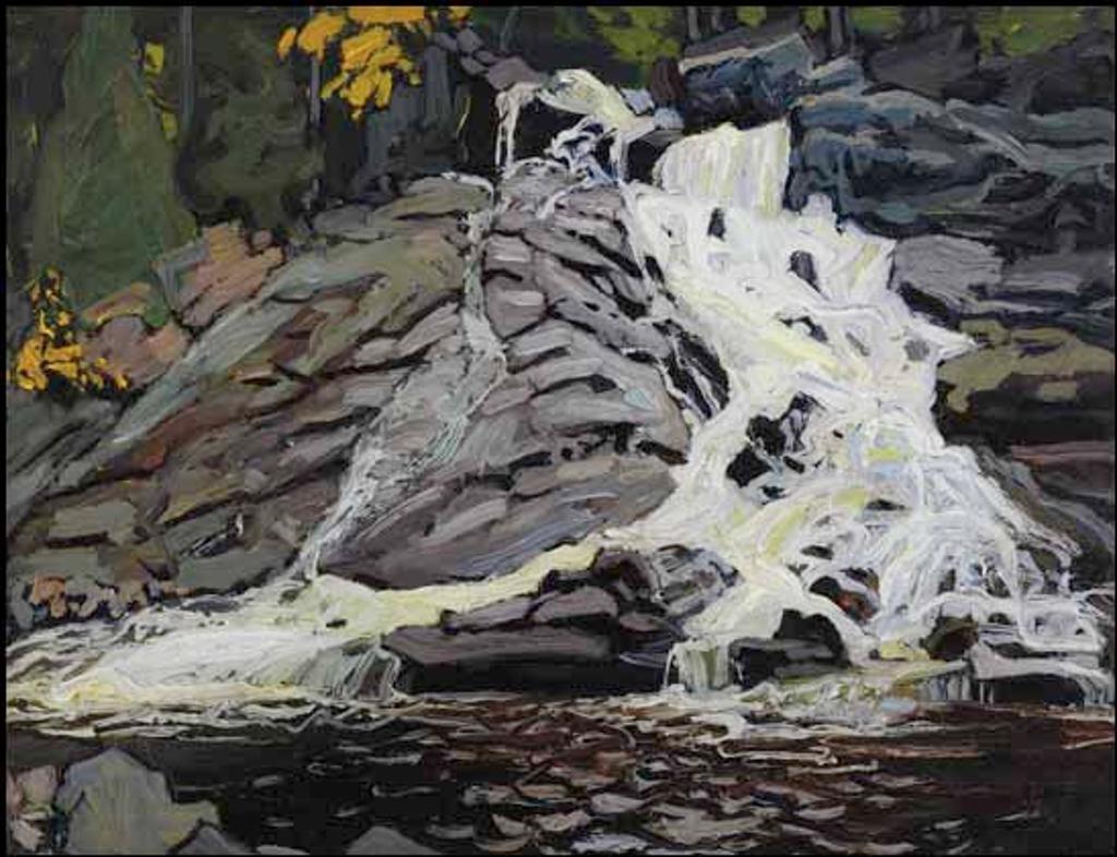 Lawren Stewart Harris (1885-1970) - Algoma Waterfall, Canyon I, Algoma Sketch III