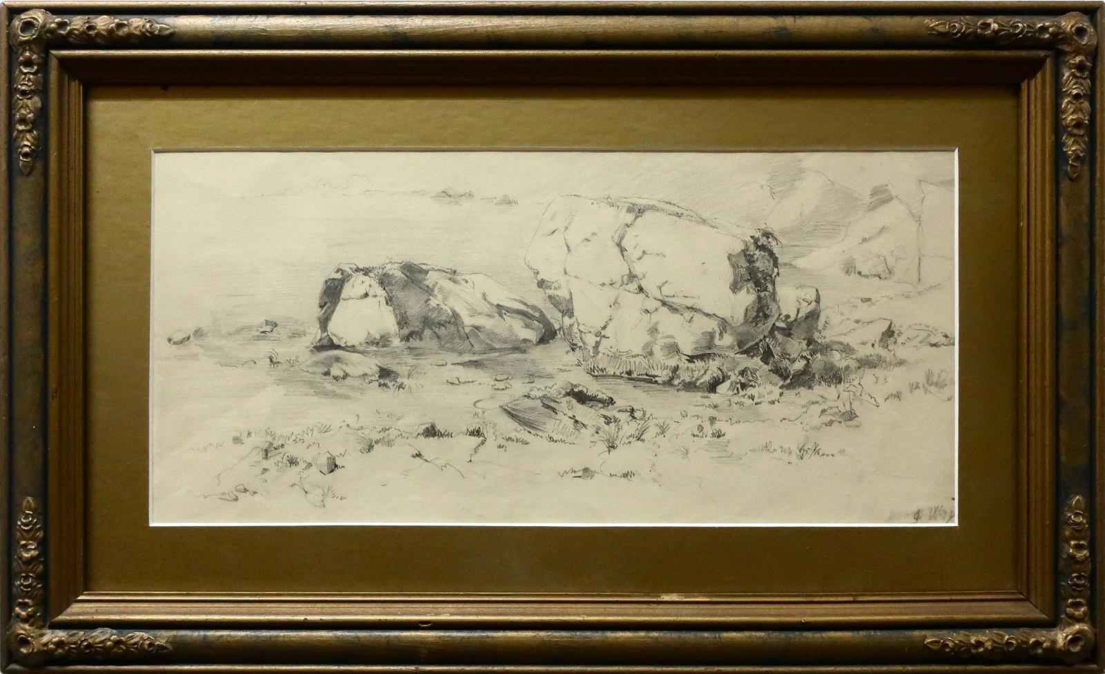 Charles Jones (C. J.) Way (1834-1919) - Untitled (Shoreline)