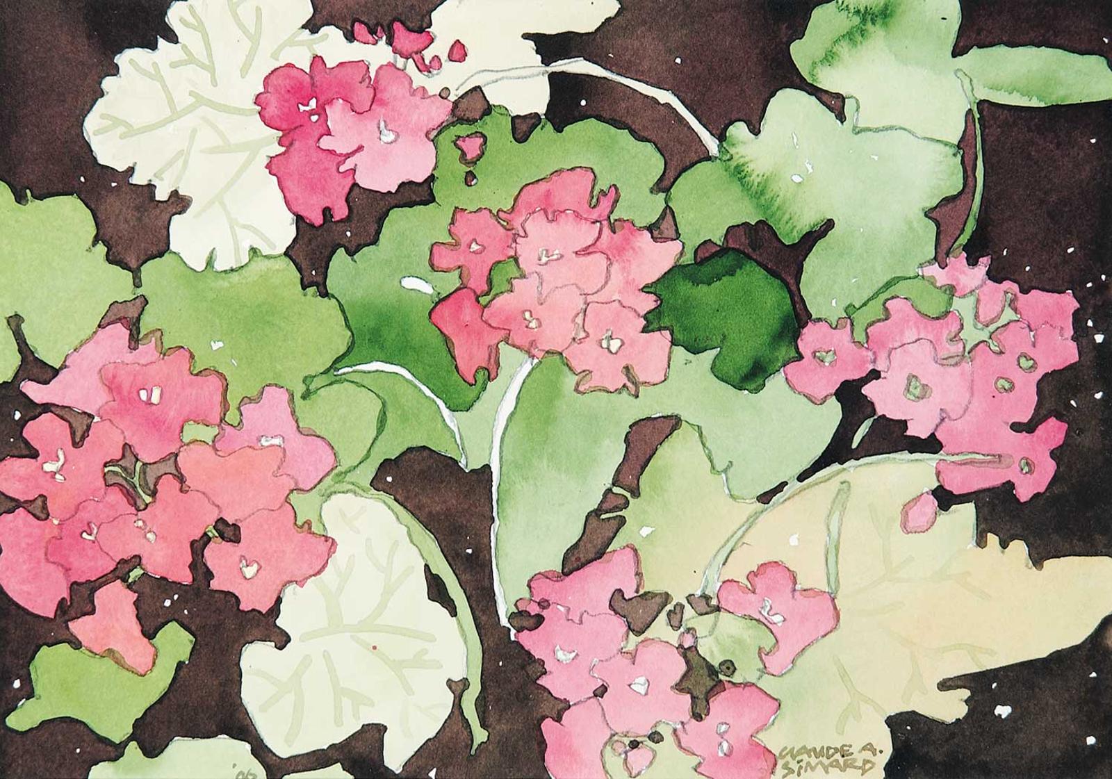 Claude Alphonse Simard (1956-2014) - Pink Geranium