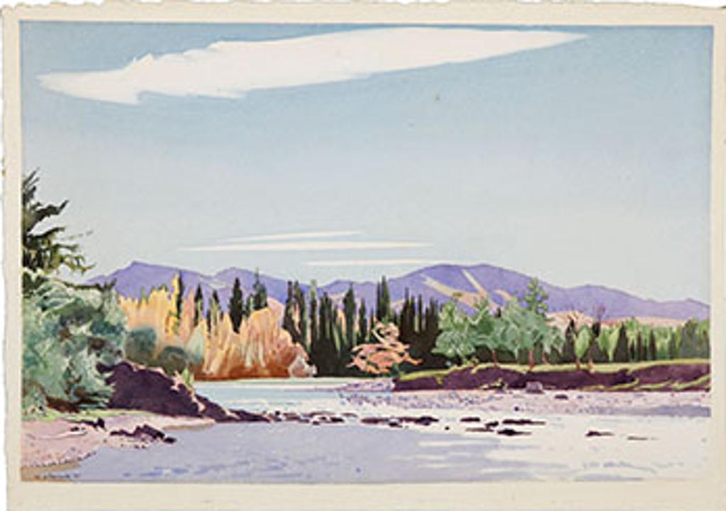 Walter Joseph (W.J.) Phillips (1884-1963) - Bow River in Fall