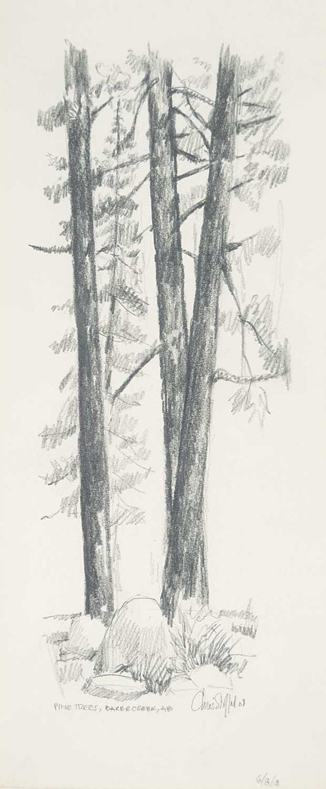 Chris Stoffel Overvoorde - Pine Trees, Baker Creek, Alberta