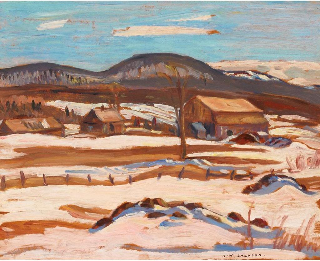 Alexander Young (A. Y.) Jackson (1882-1974) - Winter, Ste. Louise, L’Islet