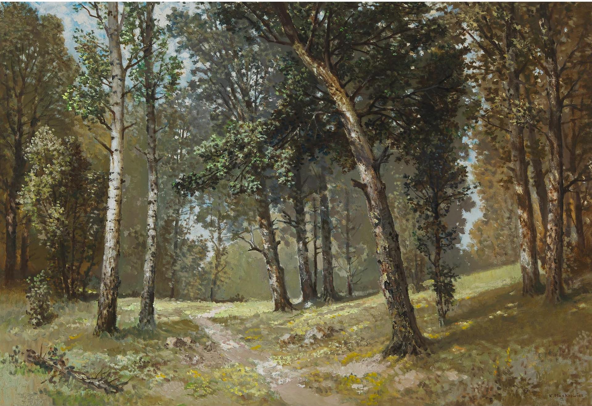 Konstanty Mackiewicz (1894-1985) - Summer Forest