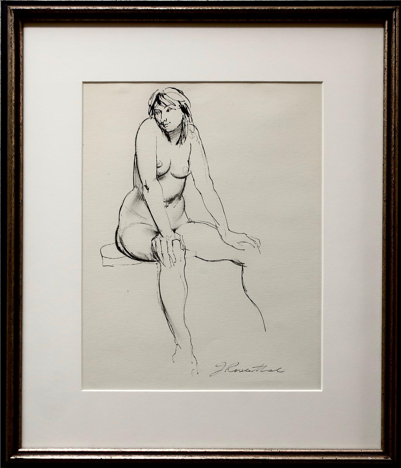Joe Rosenthal (1921-2018) - Seated Nude (Group Of Figures)