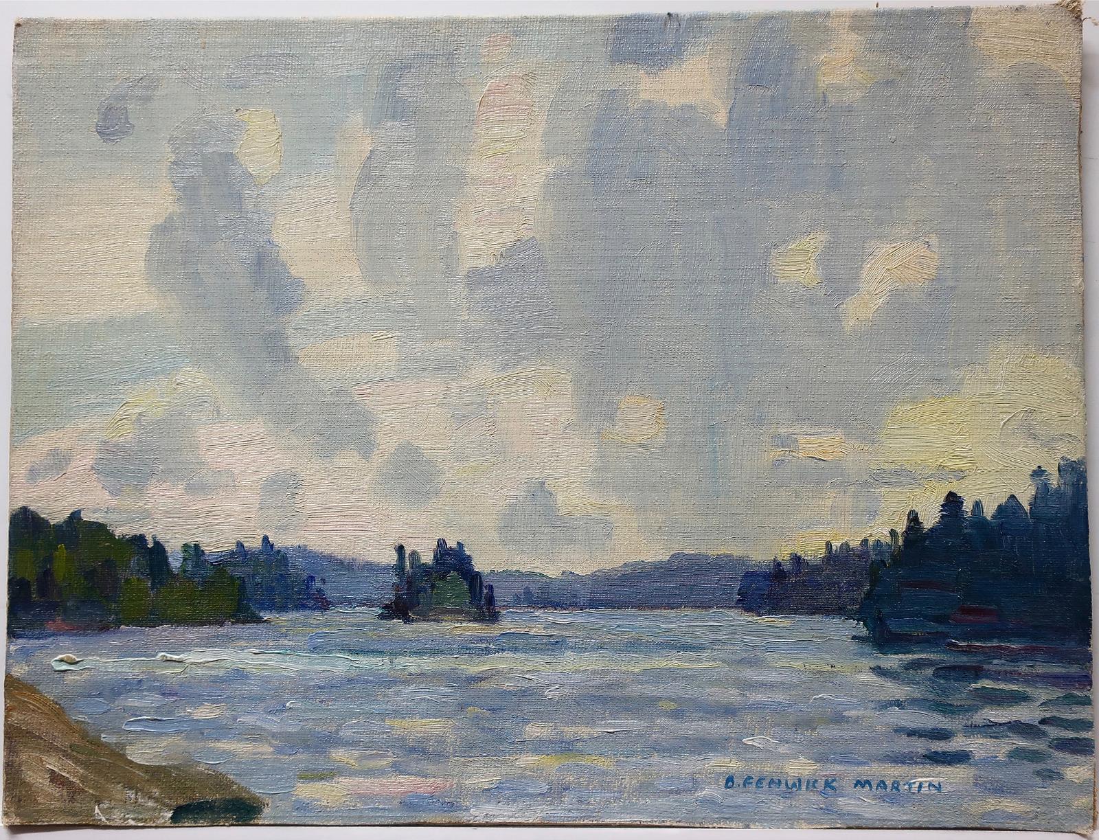 Bernice Fenwick Martin (1902-1999) - Untitled (Cloudy Lake Study)