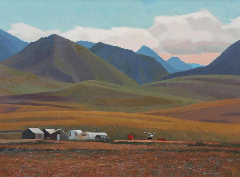 Alan Caswell Collier (1911-1990) - Beside The Dempster Highway (Yukons Ogilvie Mountains); 1990