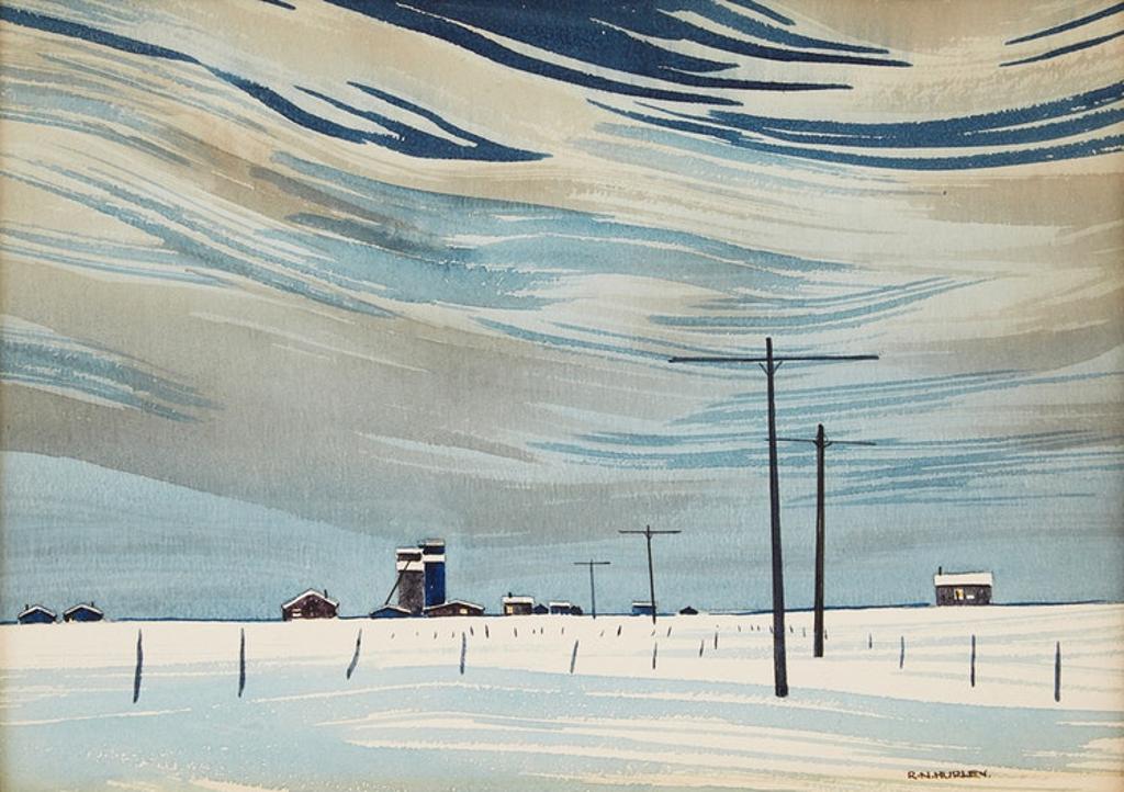 Robert Newton Hurley (1894-1980) - Prairies in Winter