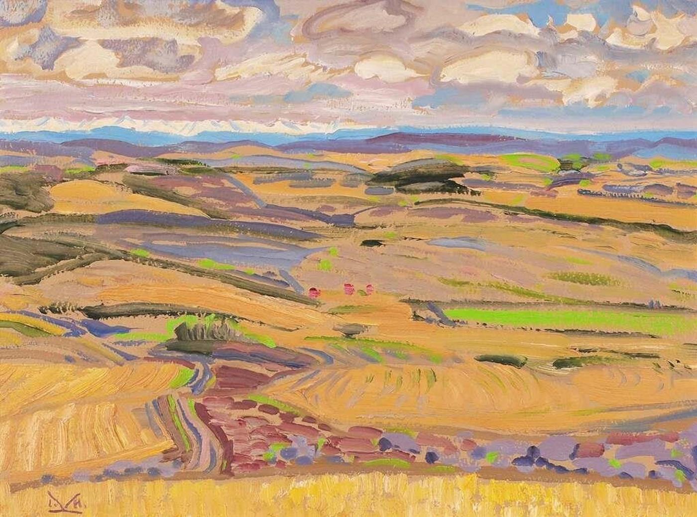 Illingworth Holey (Buck) Kerr (1905-1989) - Range Country West Of Nanton, Alberta; 1971