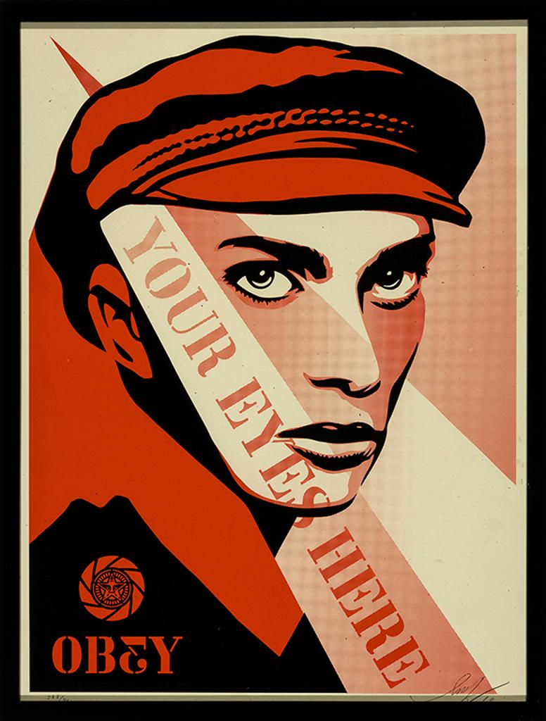 Shepard Fairey (1970) - Your Eyes Here, 2010