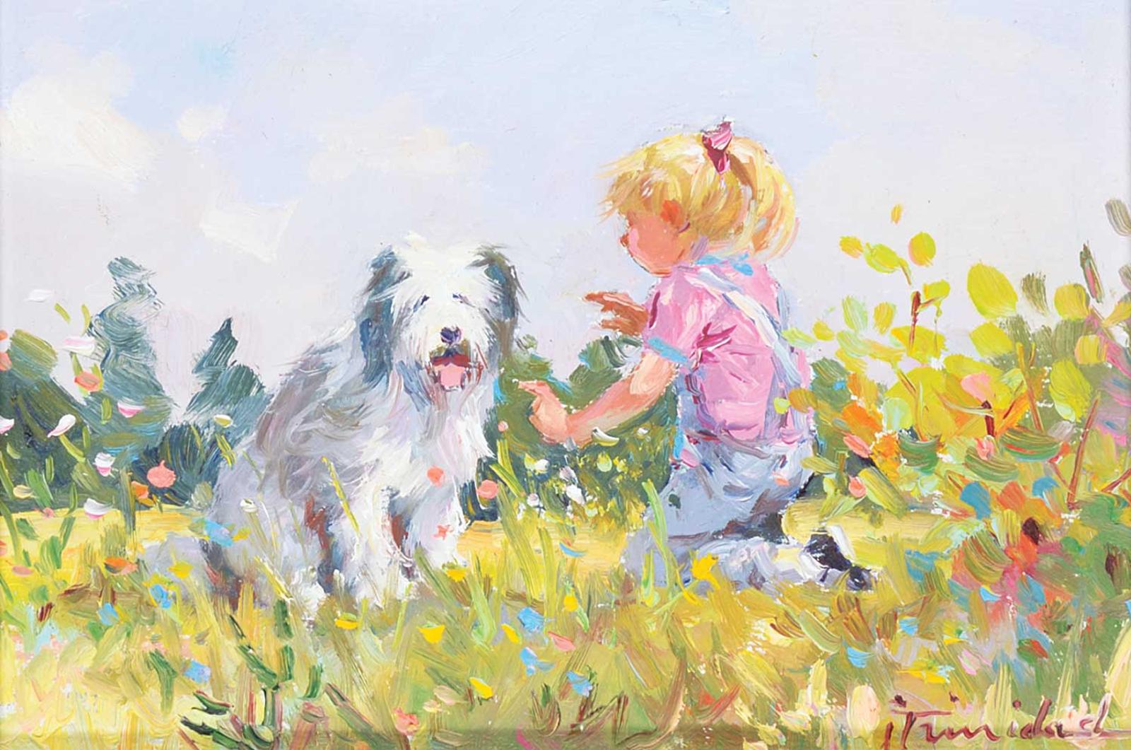 Jose Trinidad (1924-2019) - Untitled - Girl's Best Friend