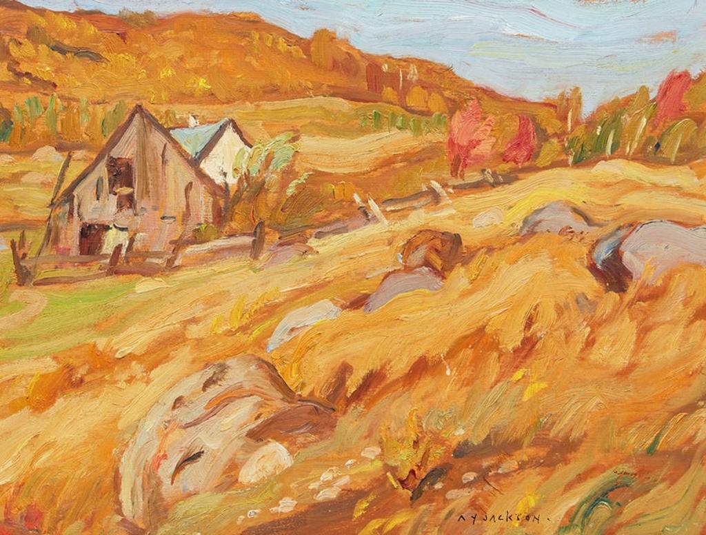 Alexander Young (A. Y.) Jackson (1882-1974) - Quebec Farm, Autumn