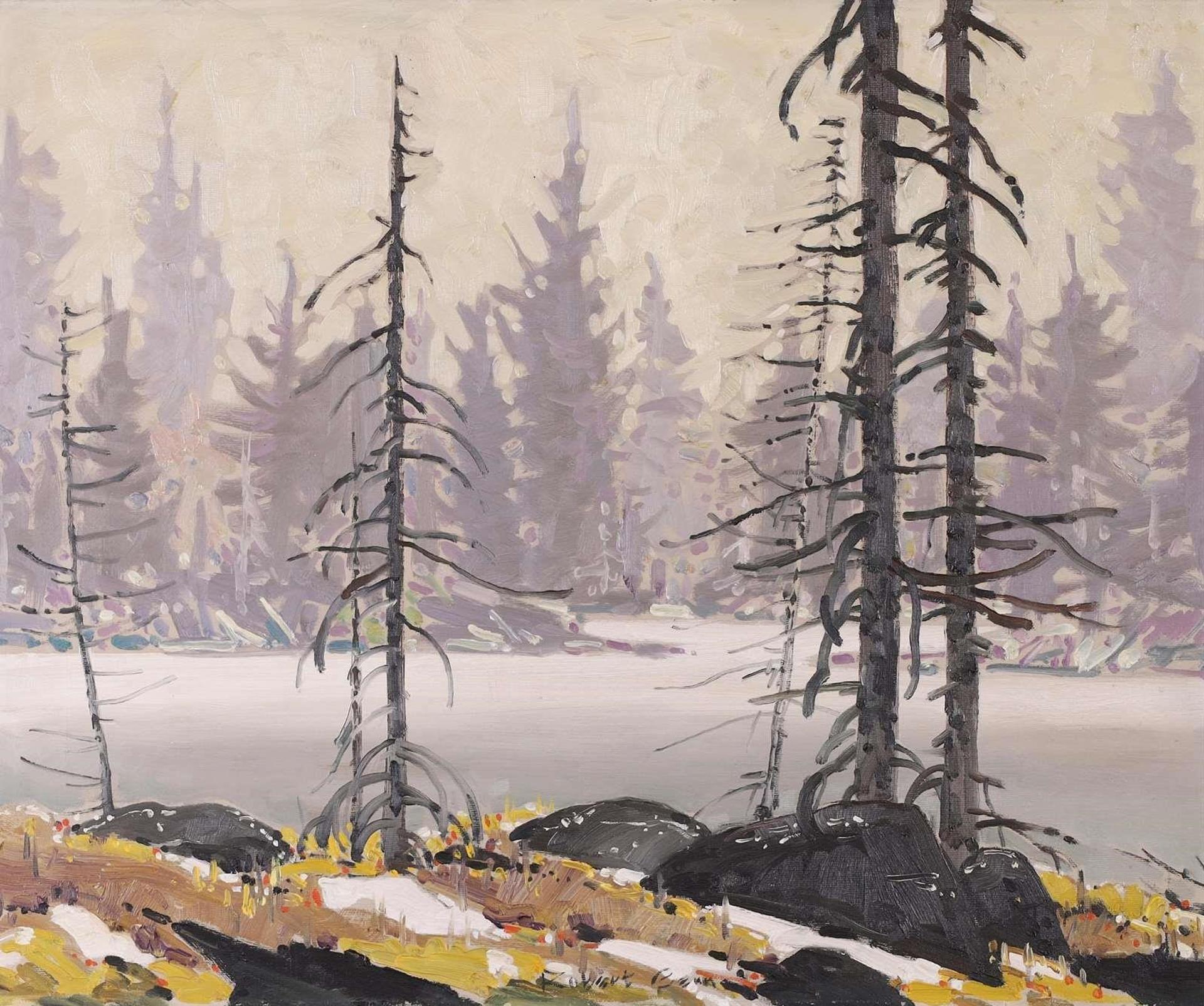 Robert Douglas Genn (1936-2014) - At Wells Lake, Cariboo, B.C.; 1971