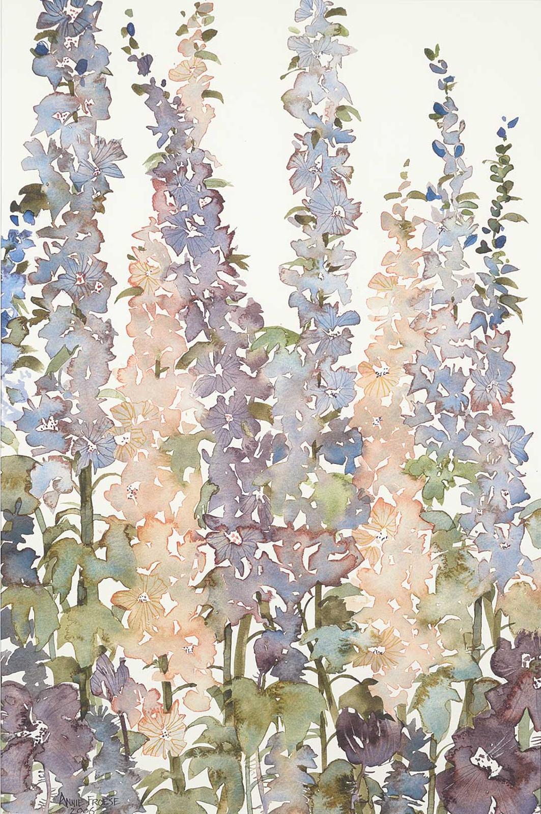 Annie Froese - Untitled - Delphiniums