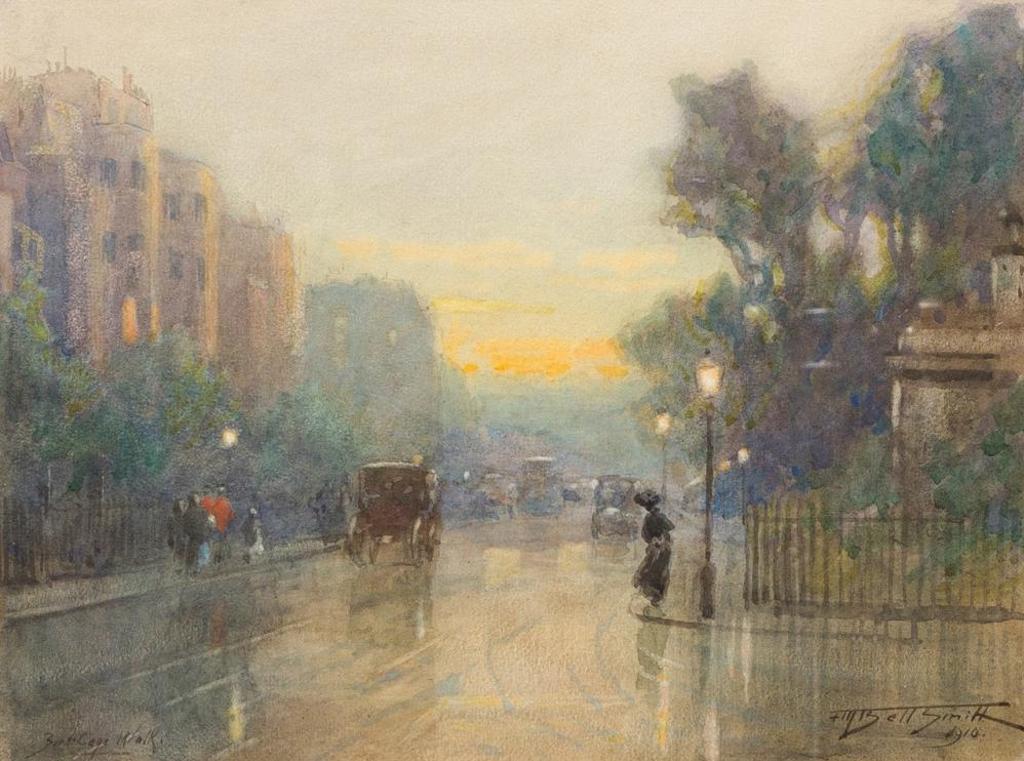 Frederic Martlett Bell-Smith (1846-1923) - London Street Scene
