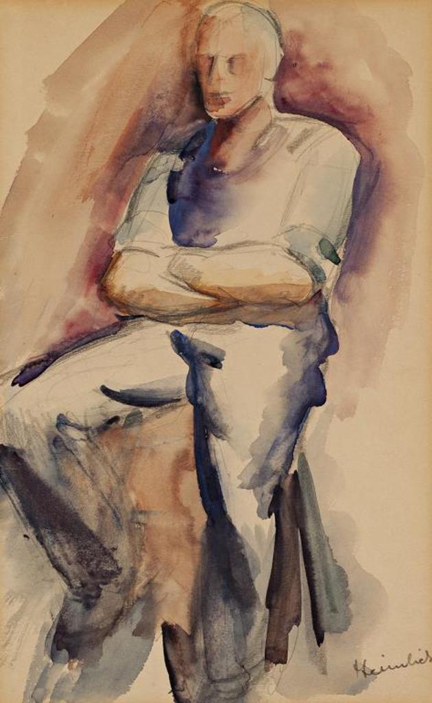 Herman Heimlich (1904-1986) - Seated Man