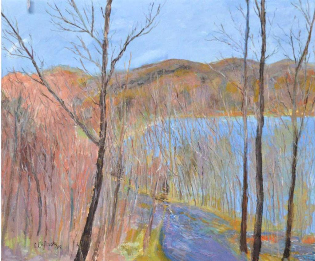 Nathan Letovsky (1925-2014) - Landscape at Val Morin  Laurentians P.Q
