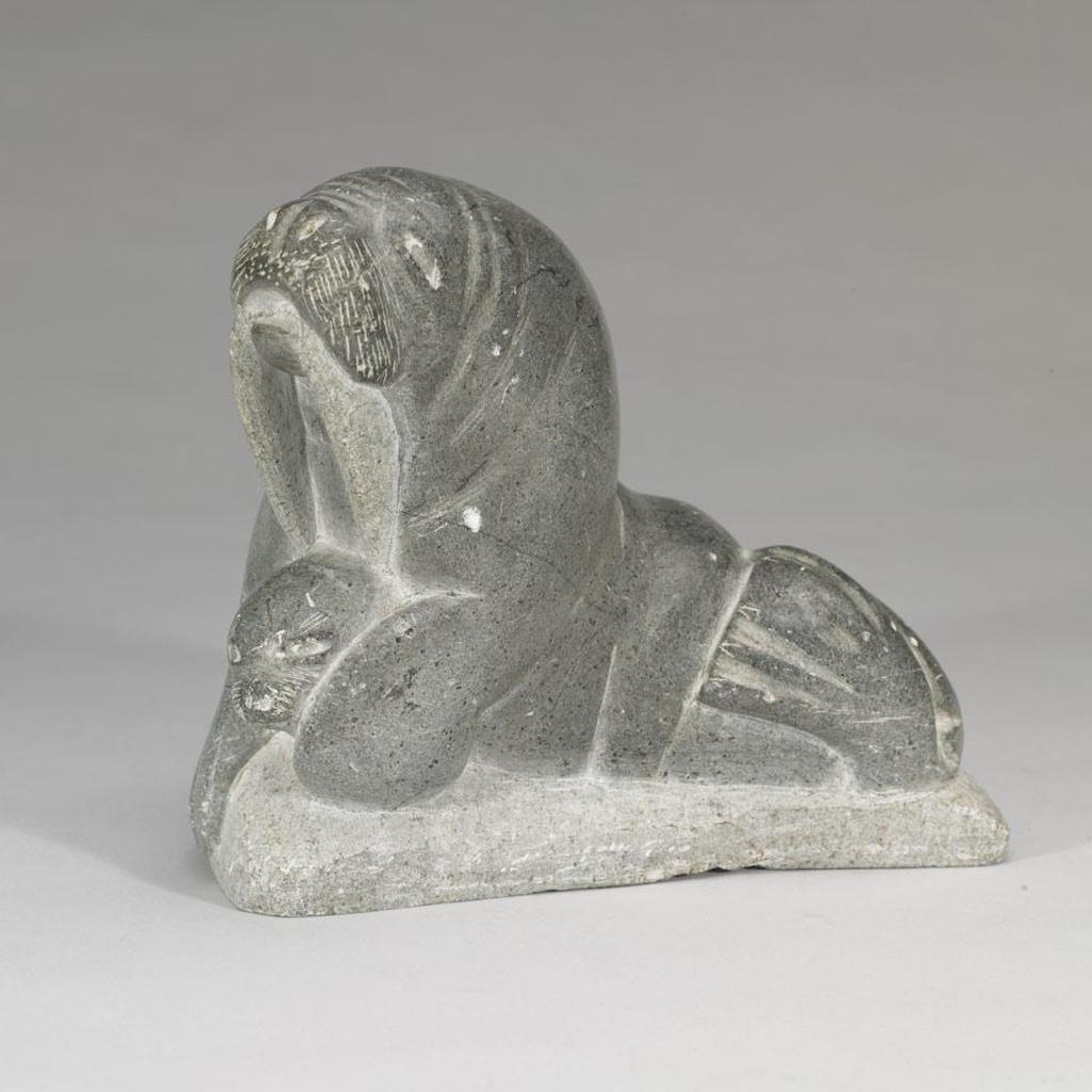 Markusi Nungaq Kuanana (1932) - Walrus And Young