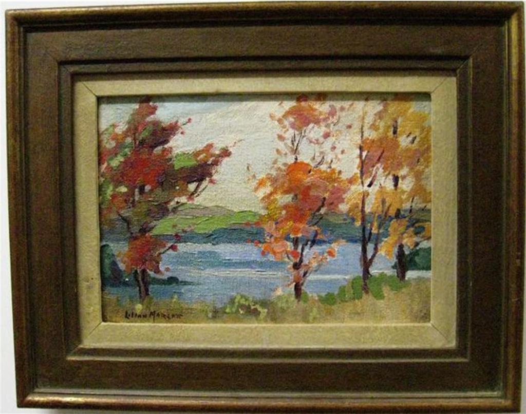 Lilian Rogers Marlatt (1885-1951) - Trees & Lake