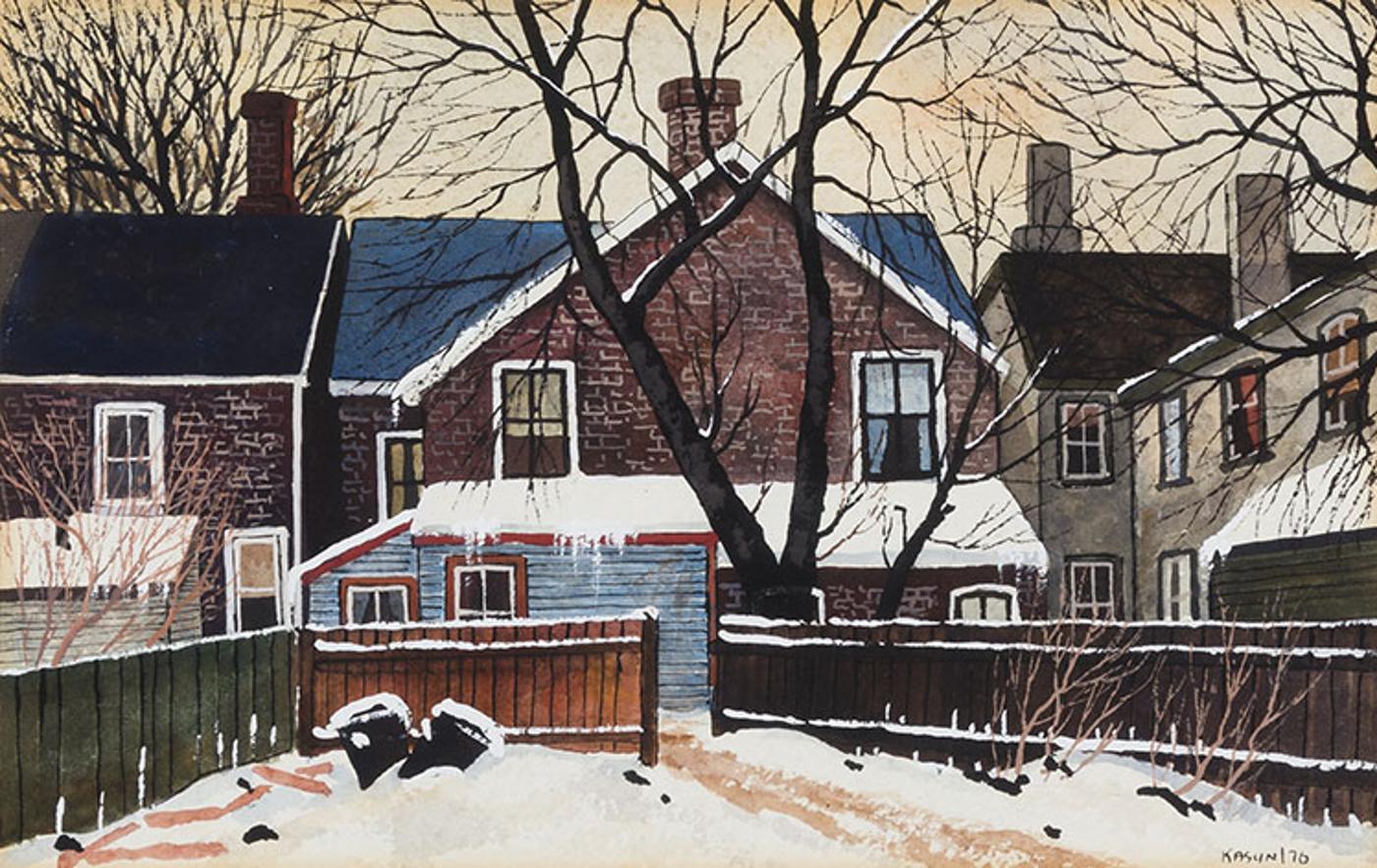 John Kasyn (1926-2008) - Behind Robert Street