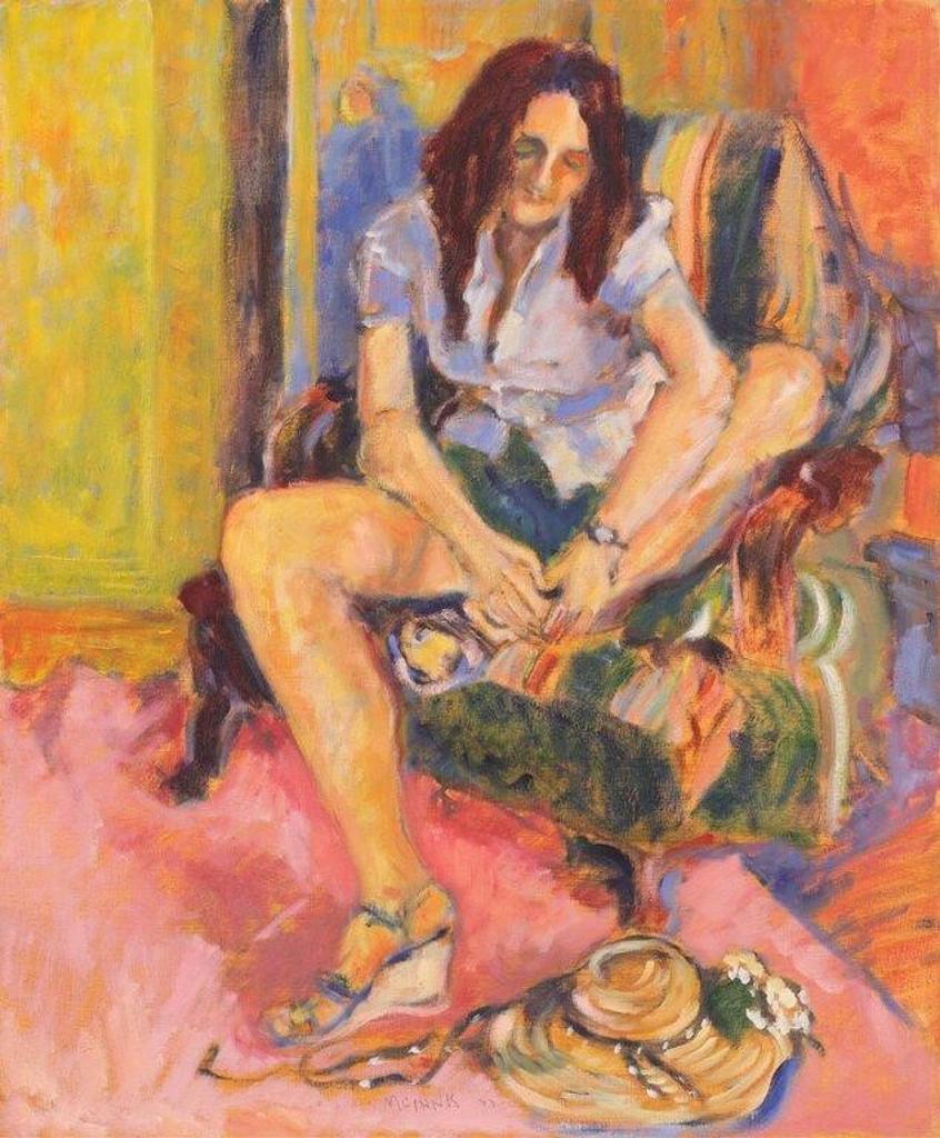 Robert Francis Michael McInnis (1942) - Woman Adjusting Sandle; 1977