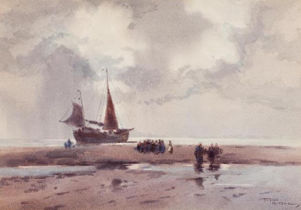 Hutton Mitchell (1872-1939) - Fisherman Departing