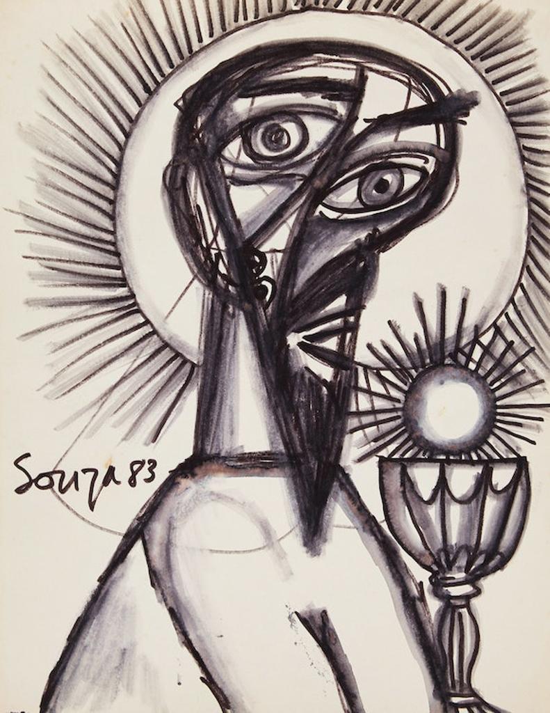 Francis Newton Souza (1924-2002) - Christ Figure