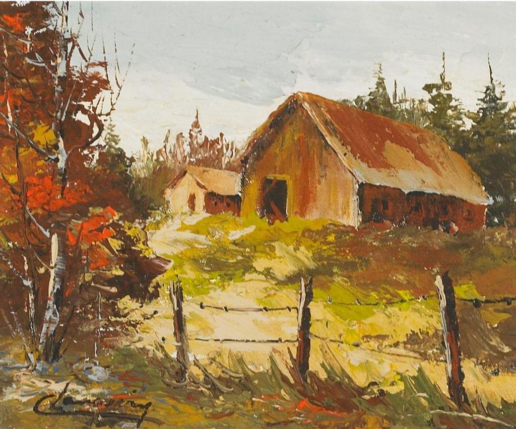 Claude Langevin (1942) - Rural Landscape