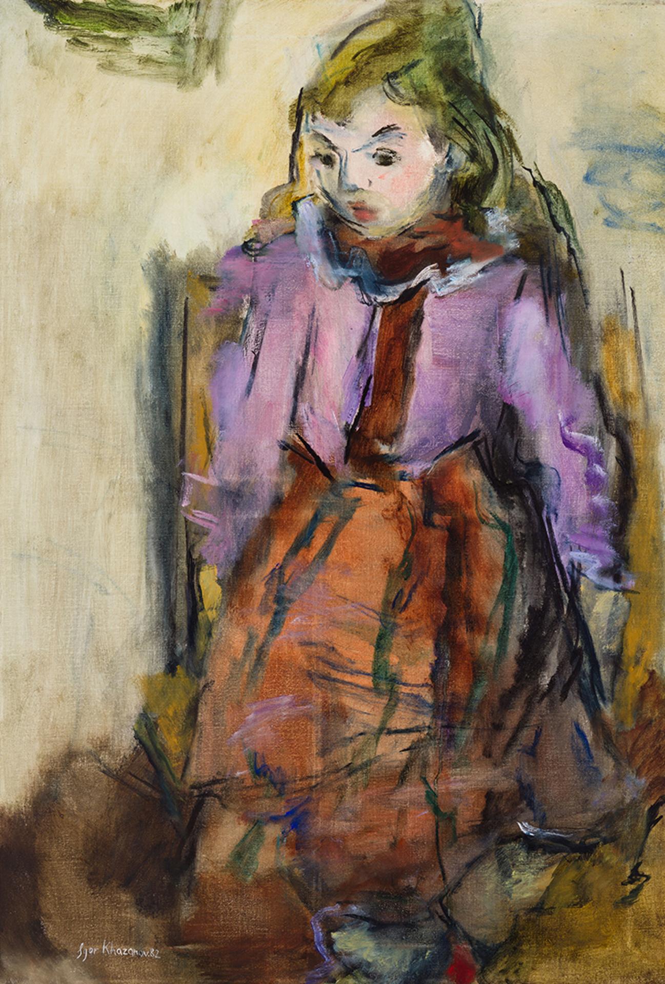 Igor Khazanov (1943) - Portrait of a Girl