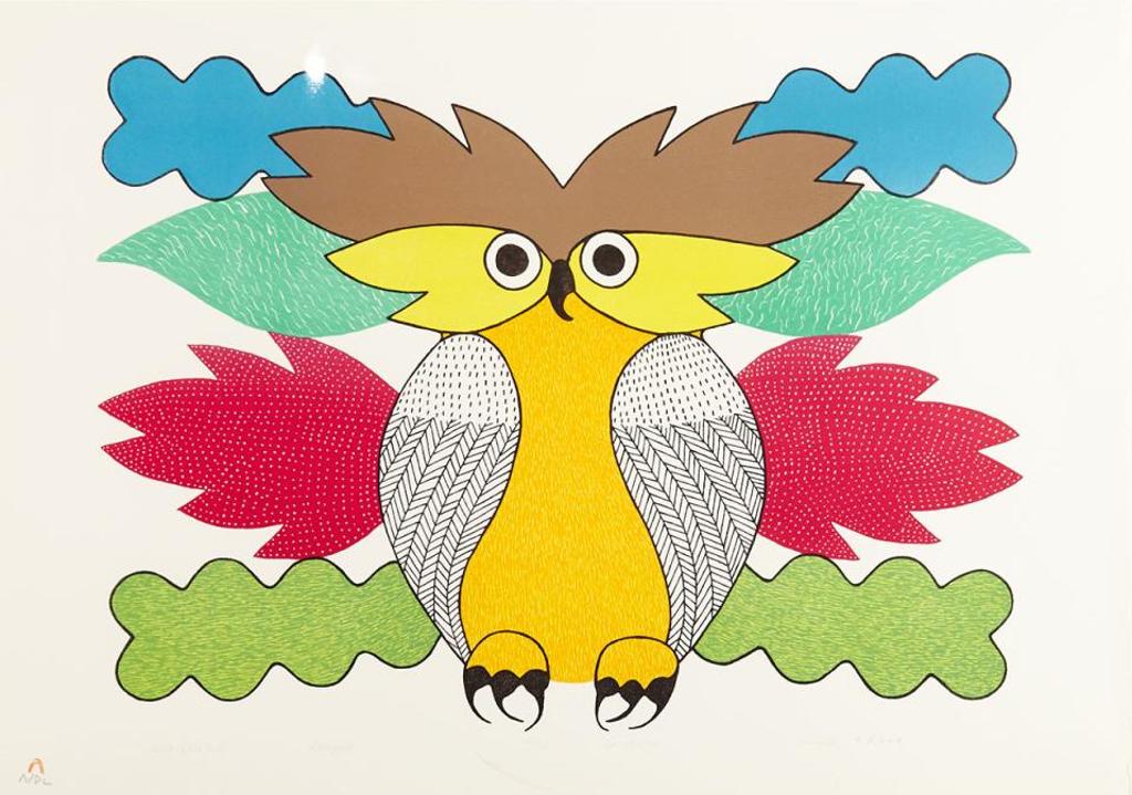 Kenojuak Ashevak (1927-2013) - Spirit Of The Owl