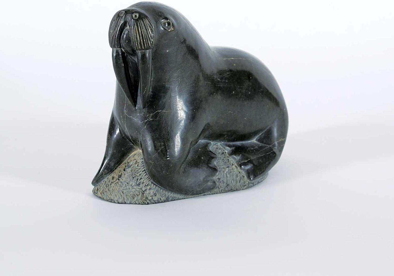 Elijassiapik (1912-1972) - Untitled - Walrus on Rock