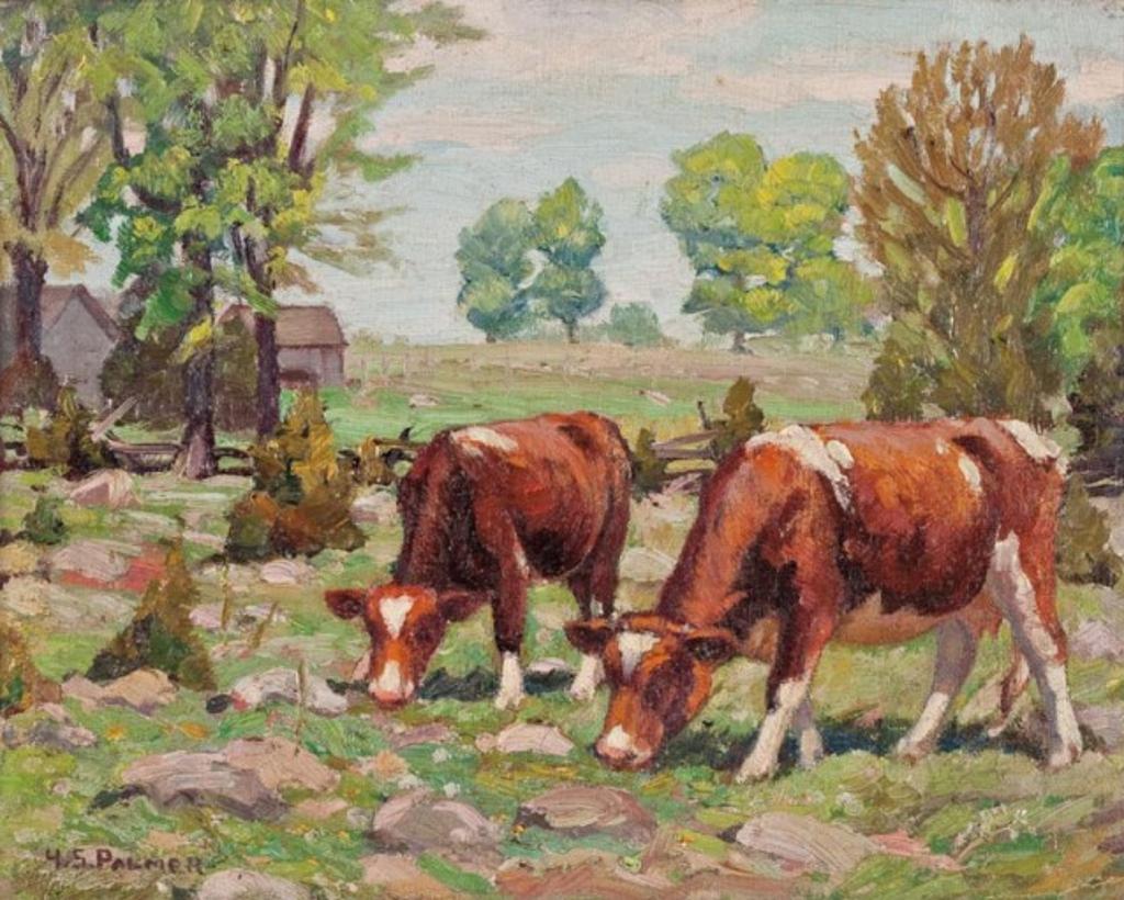 Herbert Sidney Palmer (1881-1970) - Spring Time Pasture