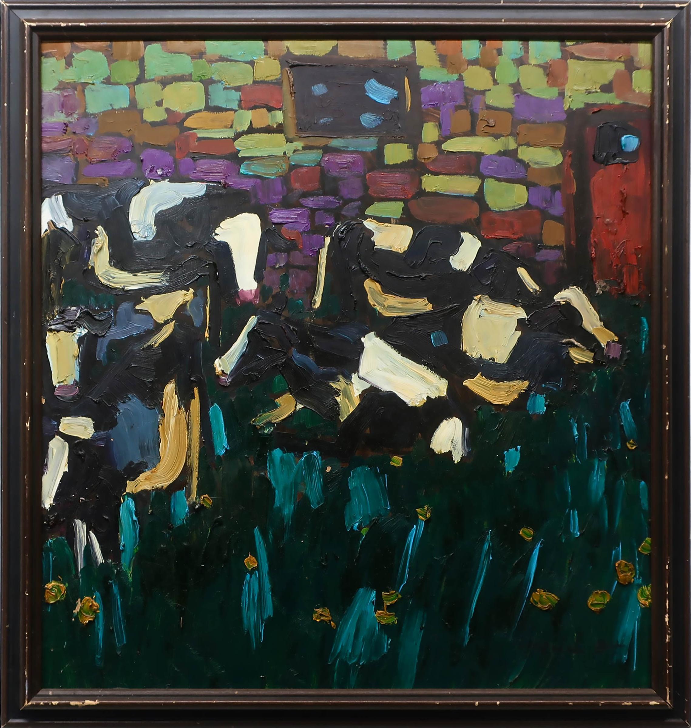 Ingrid Seyffer - Untitled (Cows In Barnyard)