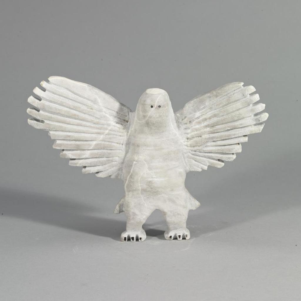 Darryl Ukalik - Owl With Spread Wings
