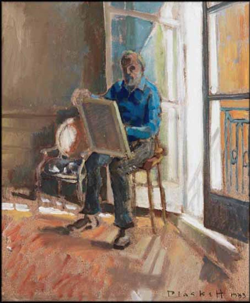 Joseph (Joe) Francis Plaskett (1918-2014) - Painter by the Window #4