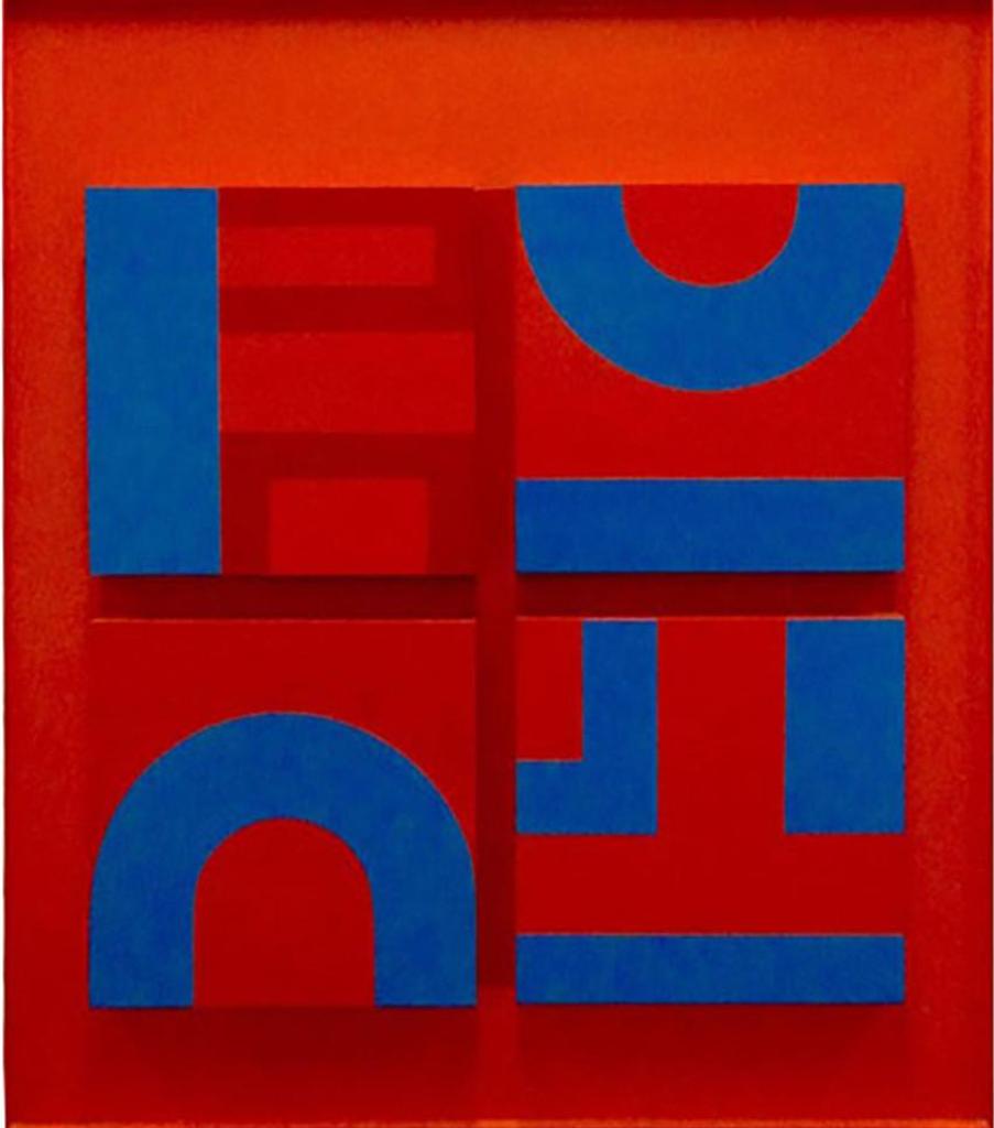 Nancy Luxmore Keehn (1926-2015) - Red & Blue Abstract