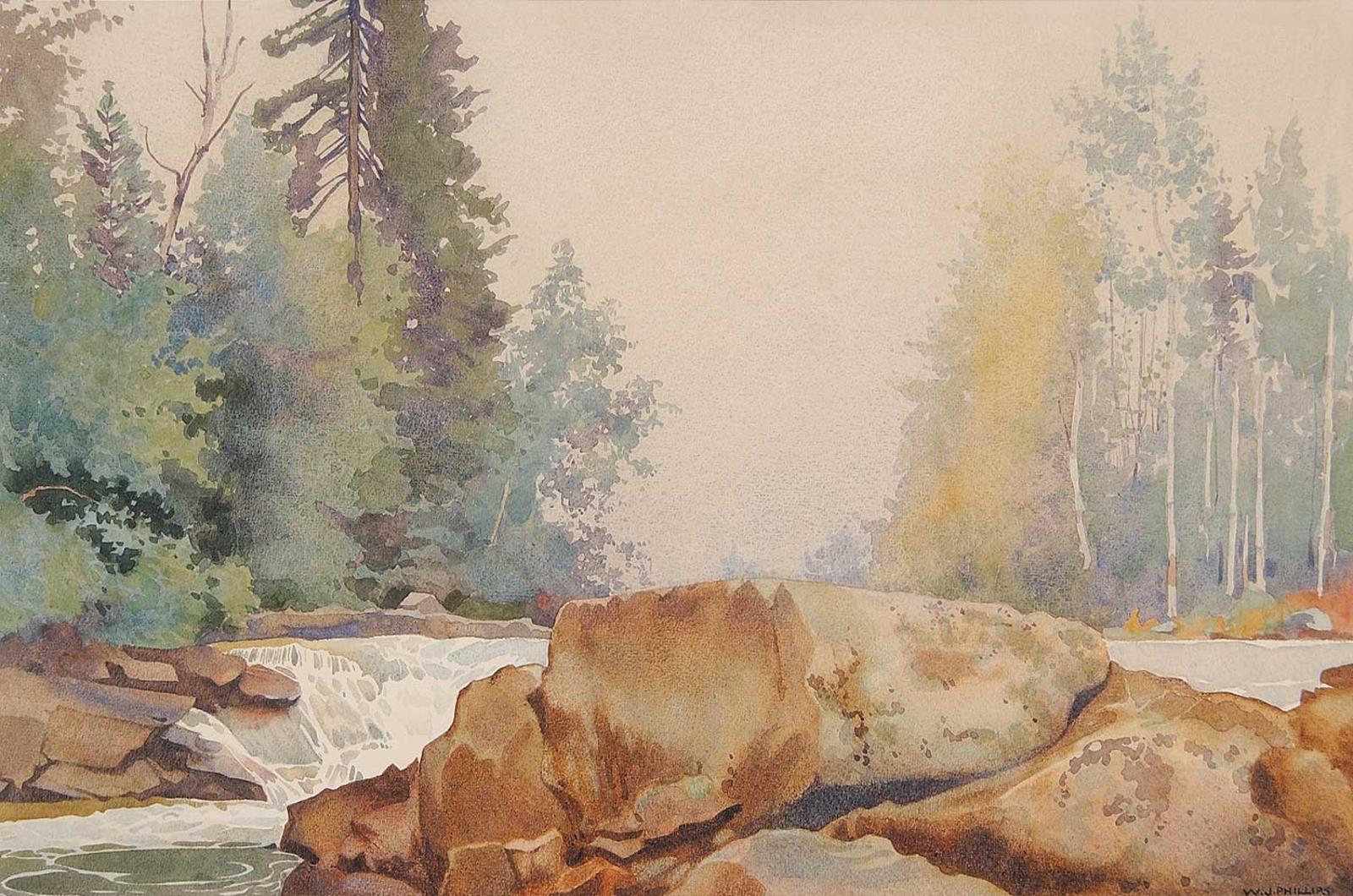 Walter Joseph (W.J.) Phillips (1884-1963) - Untitled - The Waterfall
