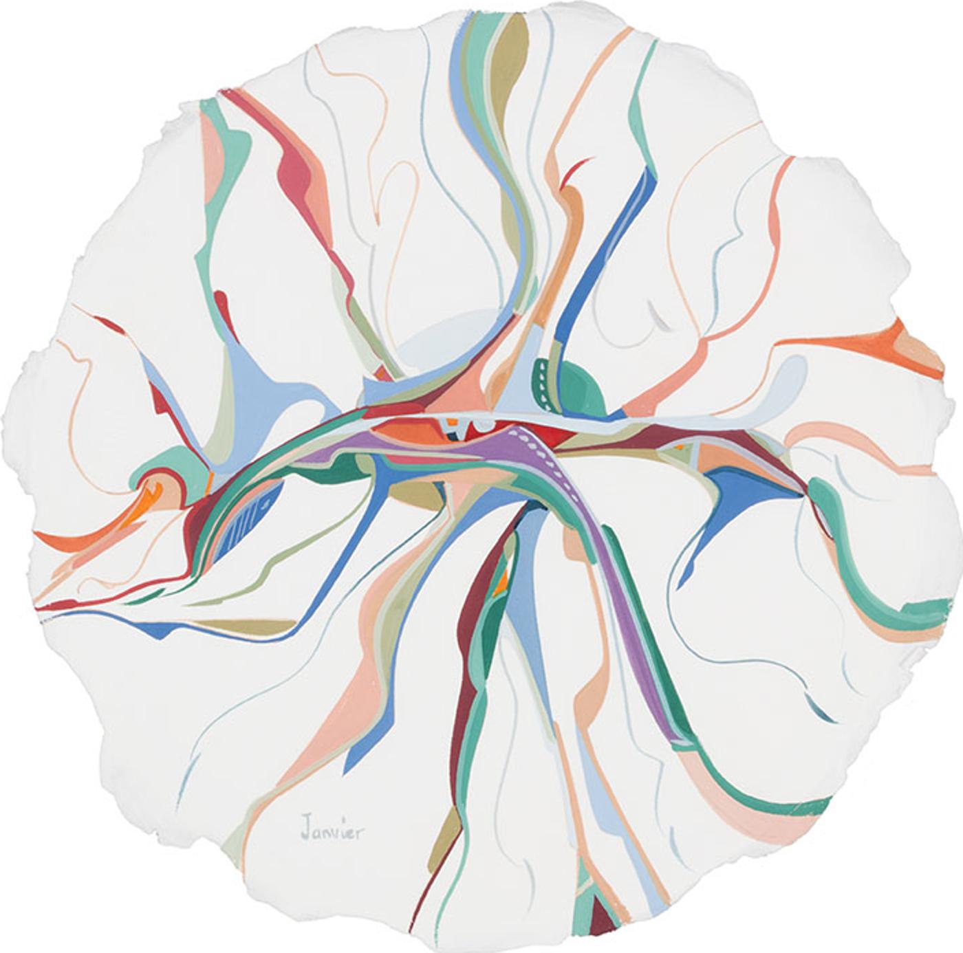 Alex Simeon Janvier (1935-2024) - Southern Air (Drum)