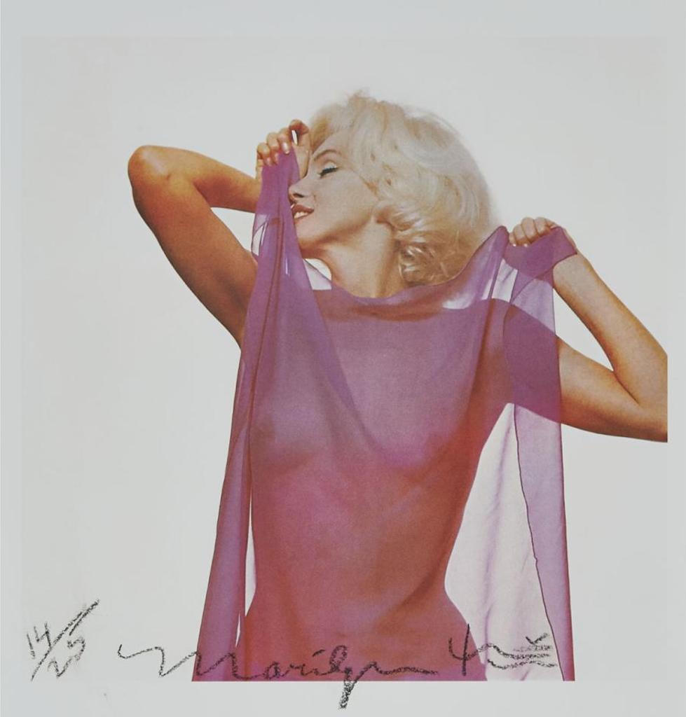 Bert Stern (1929-2013) - Marilyn With Pink Scarf (Later Impression, 2012)