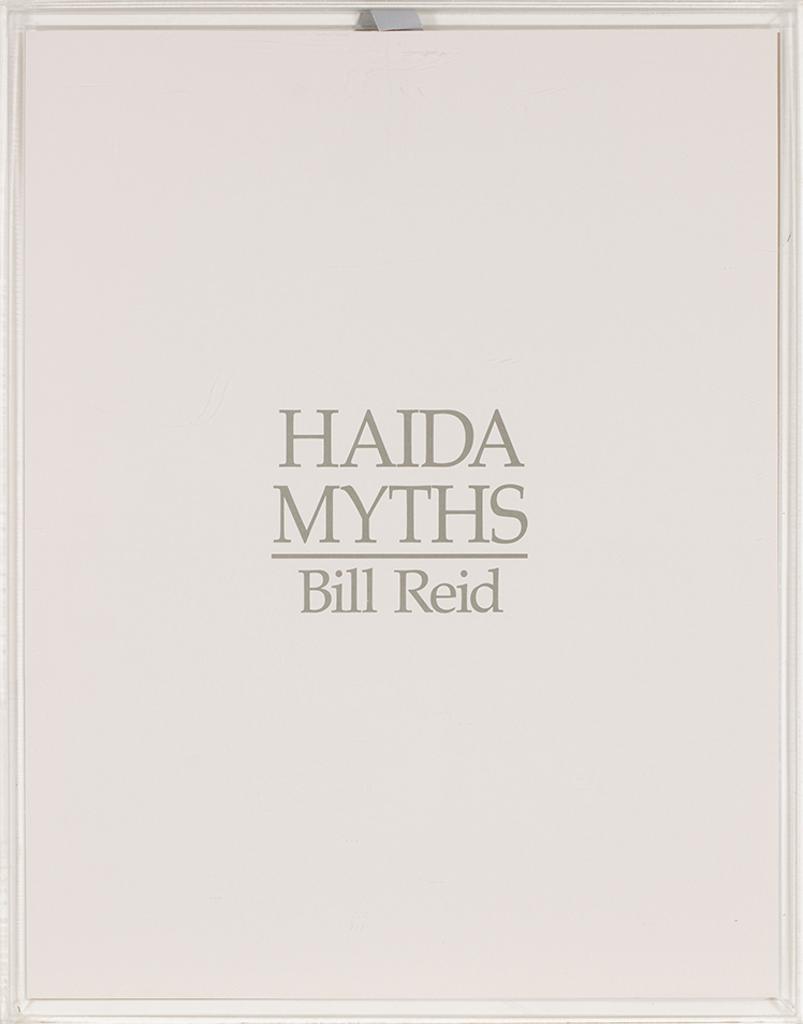 William Ronald (Bill) Reid (1920-1998) - A Limited Edition Portfolio Reproduced from Five Bill Reid Pencil Drawings