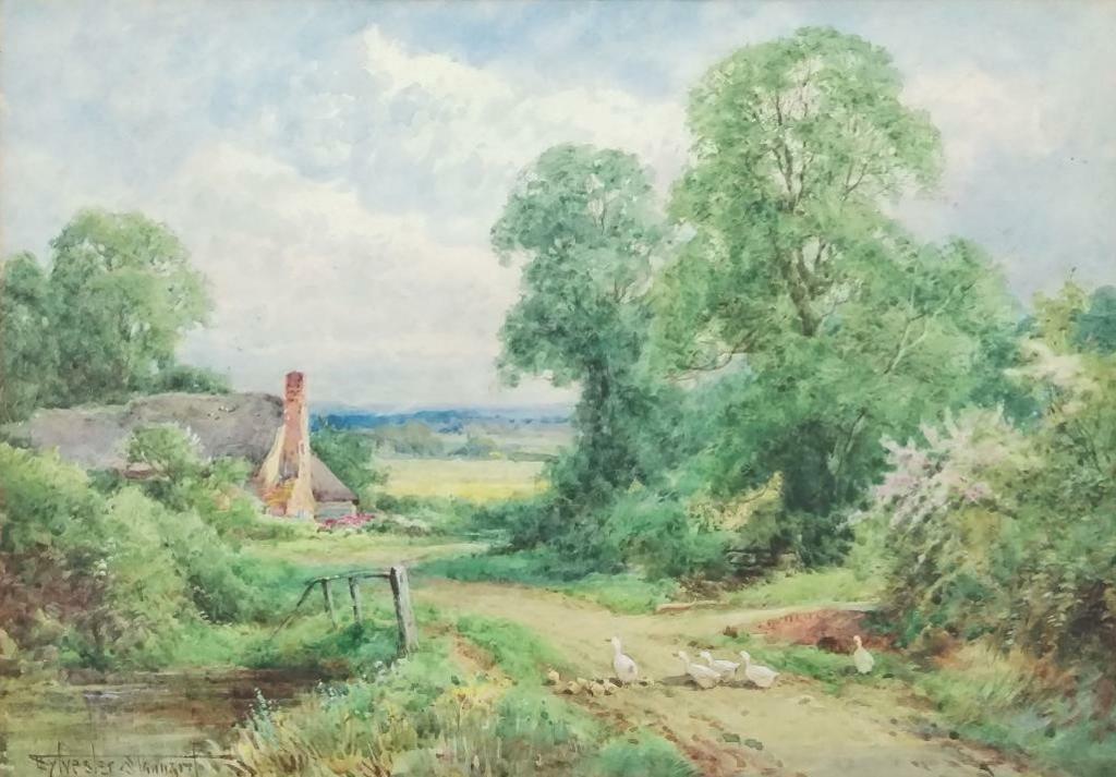 Henry John Sylvester Stannard (1870-1951) - A Devon Countryside